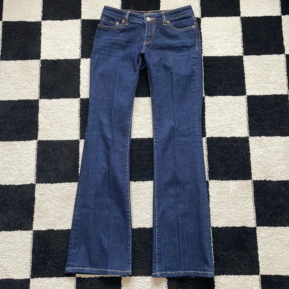 Seven7 Dark Wash Flared Jeans